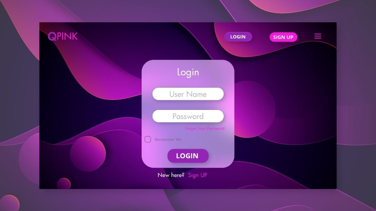 Login Screen UI Design with Adobe XD || UI/UX Design Tutorial || 2020 Web Design Tutorial