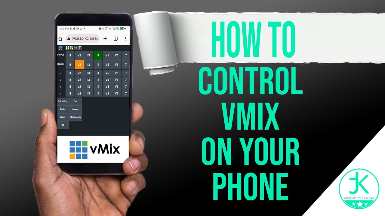 How to Control vMix with Your Phone (vMix Web Controller Tutorial)