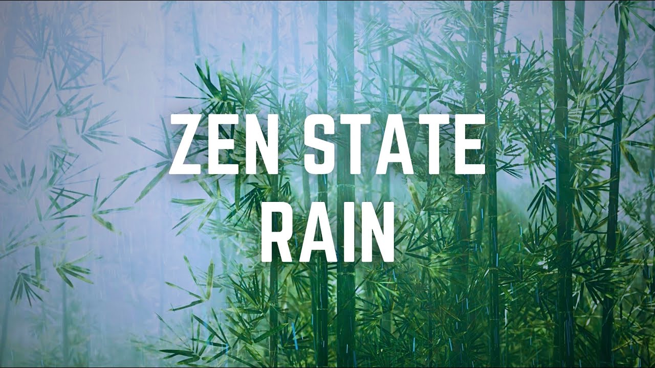 ZEN STATE RAIN | 12 Hours | Black Screen | No Midway Ads | Relax/ Sleep/ Calm Anxiety/ Focus