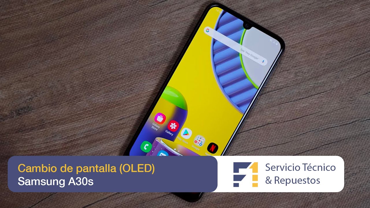 Reparación de Samsung A30s. Cambio de pantalla Samsung A30s. F1 Servicio Técnico Talca.