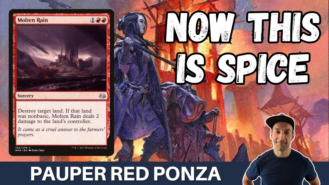 IS THIS LEGIT?! Pauper Mono Red Ponza is one of the spiciest 5-0 lists I've ever seen!