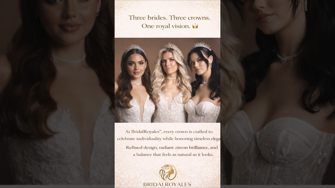 Three brides. Three crowns. One royal vision. 👑