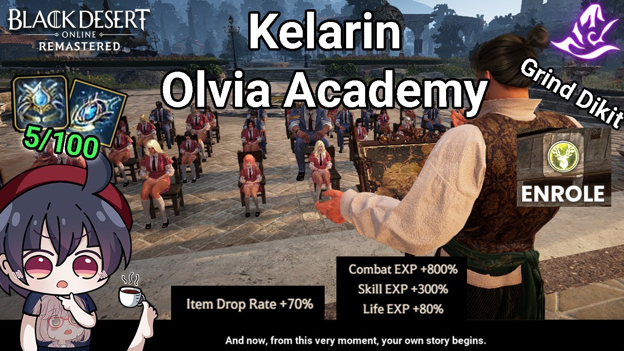 【BDO】Malas Lanjut Olvia Academy Lagi lupa Weekly Njir Grind dikit