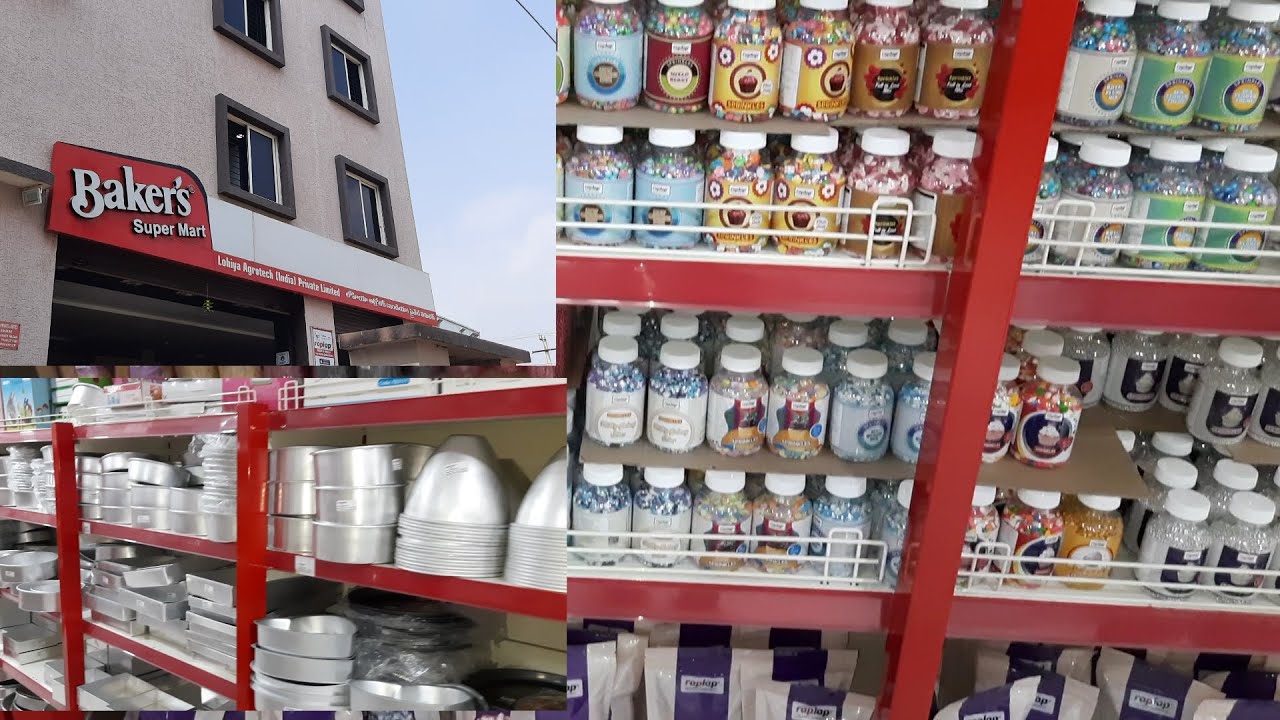 One stop destination for baking & chocolate making items/Baker's Super Mart,Home delivery available