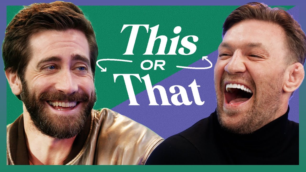 Jake Gyllenhaal & Conor McGregor Heatedly Debate Fighting Styles & Irish Whiskey | This or That