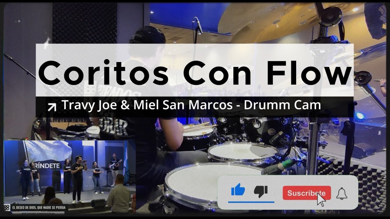 Coritos con Flow | Travy Joe & Miel San Marcos - Drum Cam - Usar 🎧