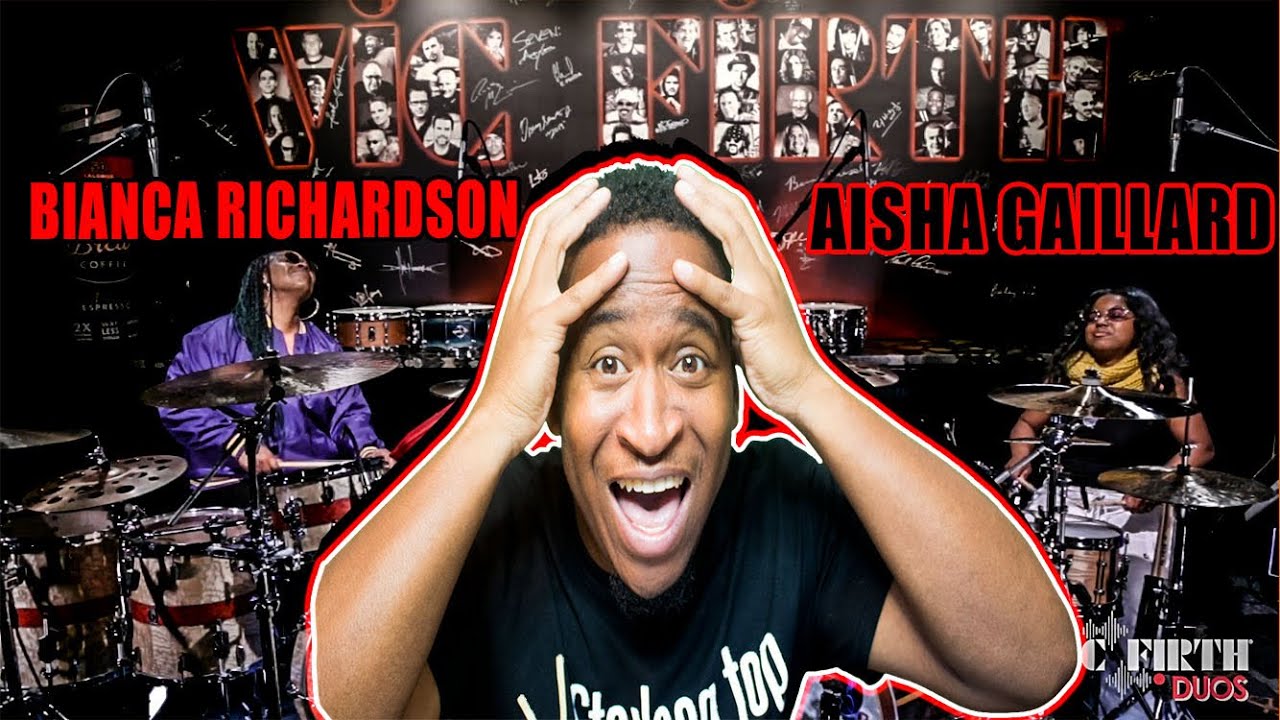 Drummer Reaction - Vic Firth DUOS | Bianca Richardson & Aisha Gaillard