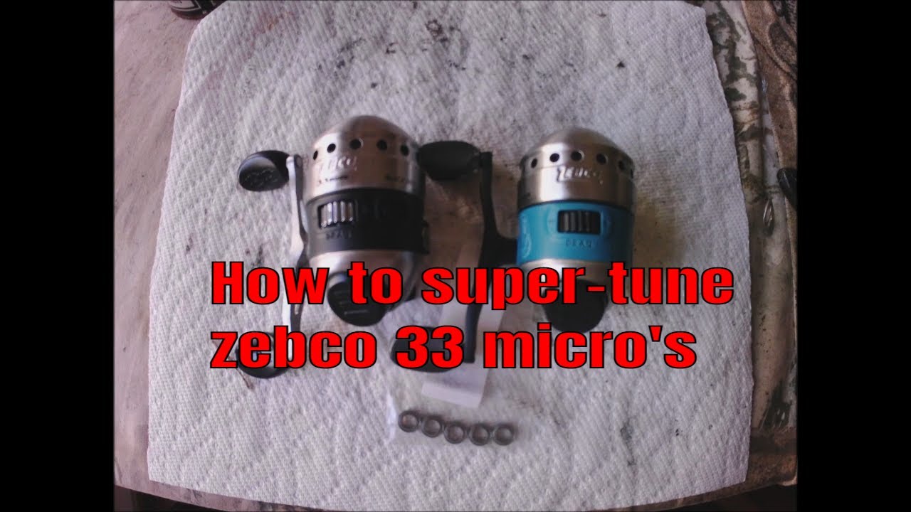 Как настроить рыболовные катушки Zebco 33 Micro с большим количеством шарикоподшипников