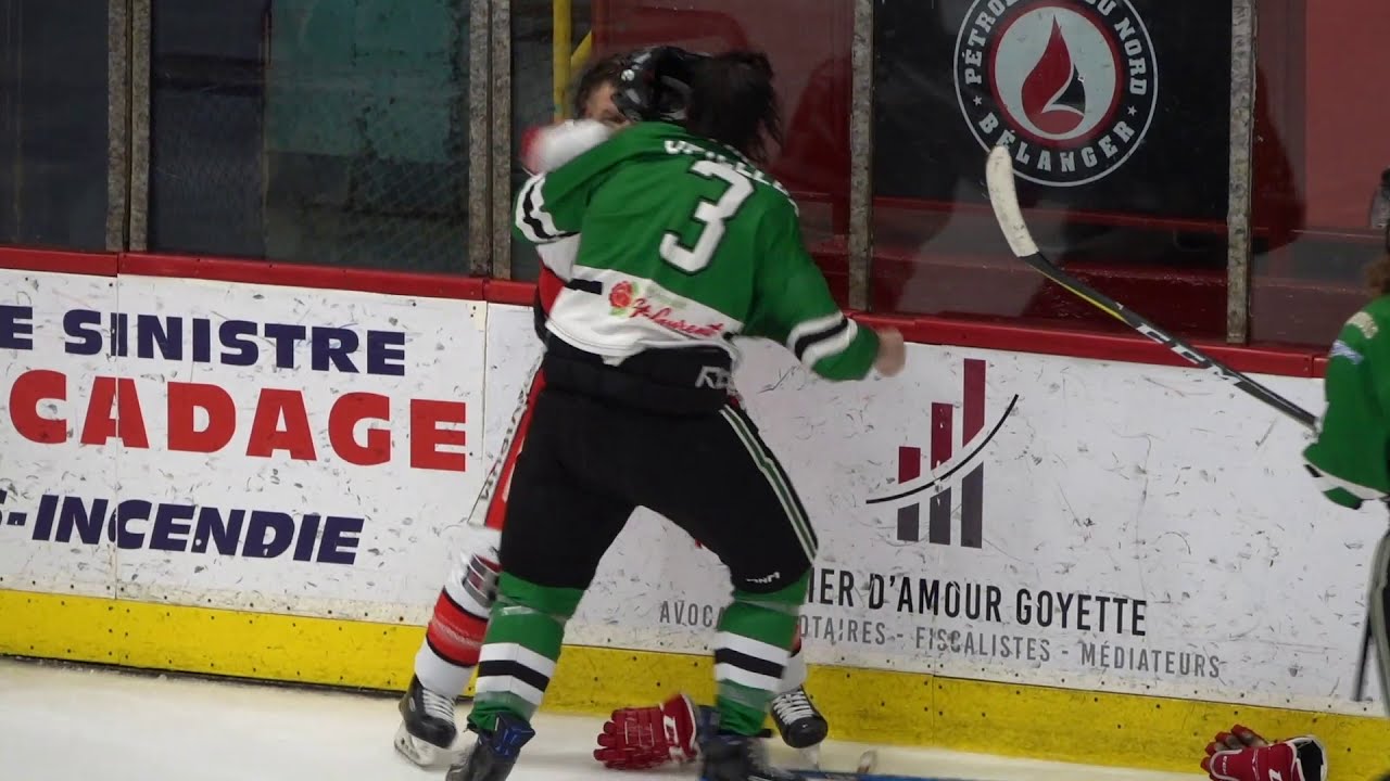 LNAH FIGHT Cloutier vs Veilleux 27 d&eacute;cembre 2019