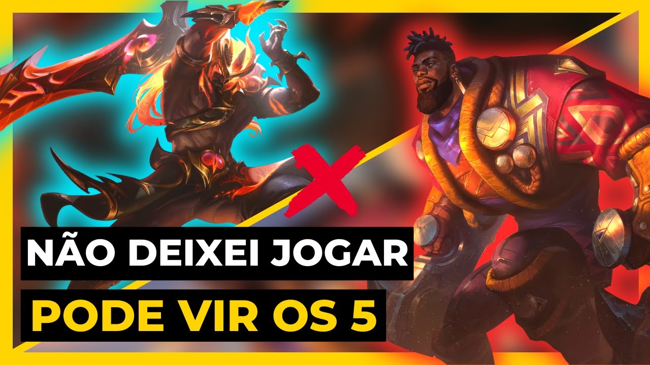 TOP INIMIGO NEM CONSEGUIA CHEGAR NA LANE | [TRYNDAMERE X K'SANTE] | League of Legends