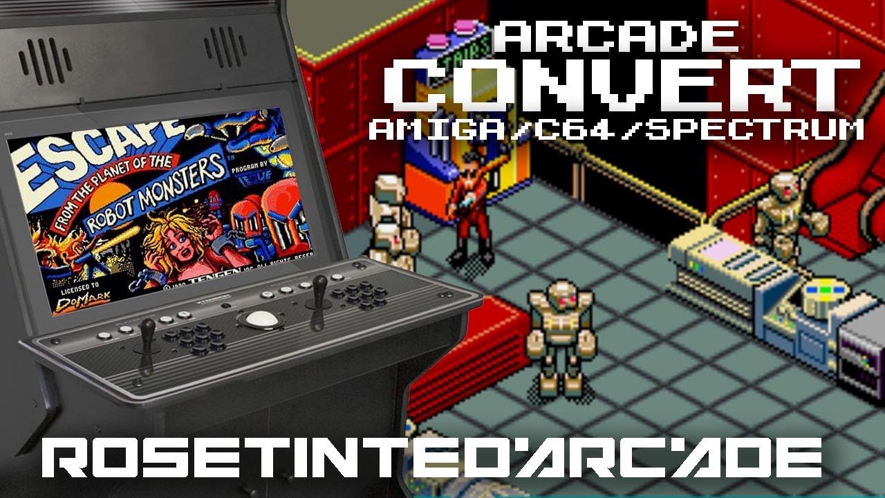 Escape From The Planet Of Robot Monsters | Arcade Convert | ZX Spectrum | C64 | Amiga | Arcade