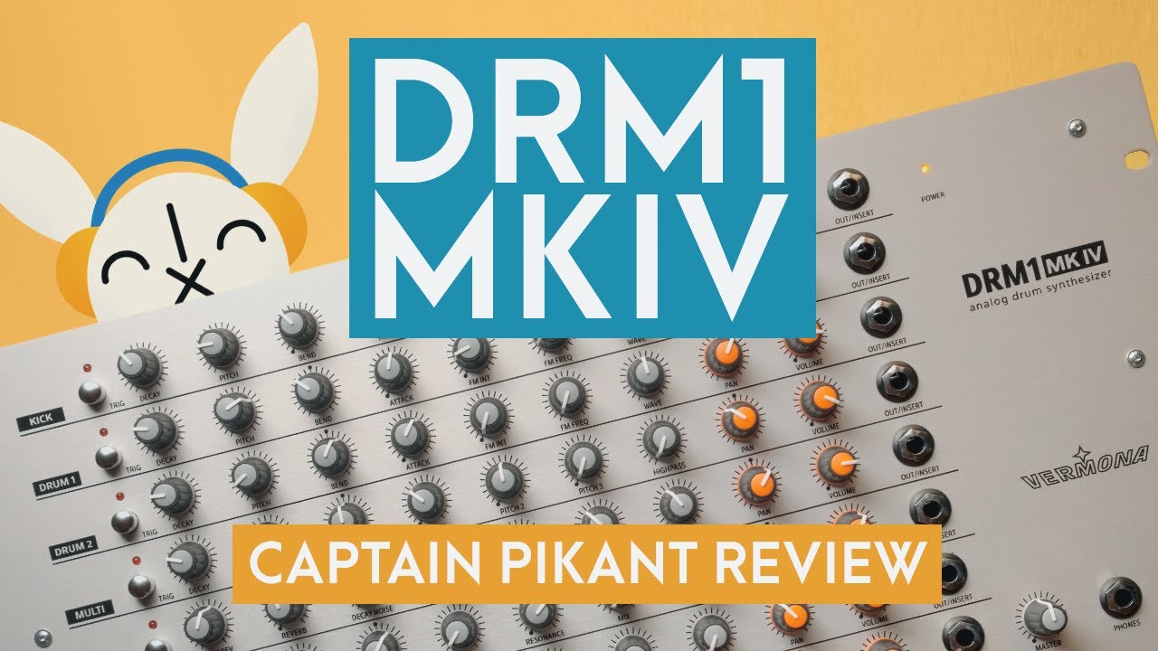 Vermona DRM1 MkIV Review | The new Mark 4 version of the classic German drum synthesizer