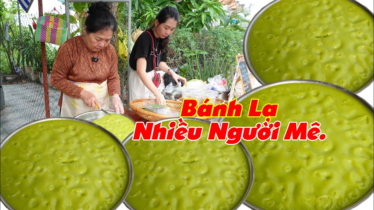 Loại bánh mới lạ này mới xuất hiện mới đầu cứ tưởng bánh da lơn nhưng không phải nó là bánh xôi