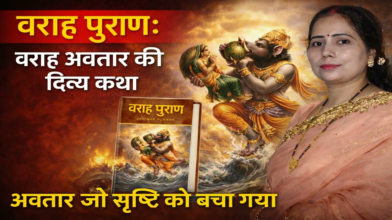 वराह पुराण: पृथ्वी उद्धार की दिव्य कथा और भगवान विष्णु का अद्भुत वराह अवतार!