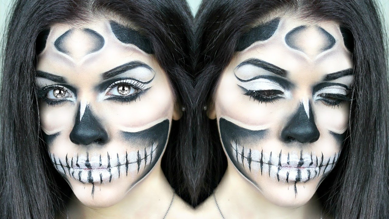 Trucco SCHELETRO facile e veloce Halloween