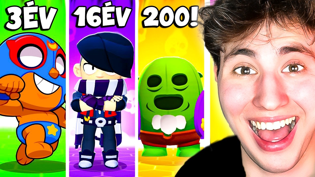 Ha NYEREK ÖREGEBB Lesz A Karakterem Brawl Starsban!🤯