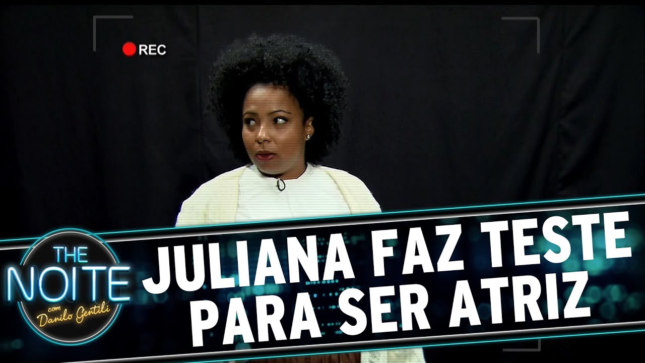 The Night (08/06/15) - Murilo Acting: Juliana auditions to be an actress