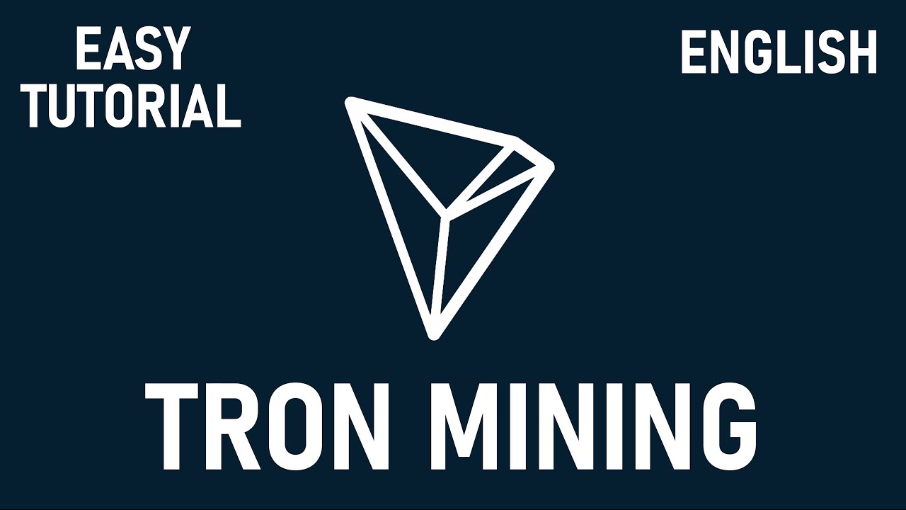 How to mine Tron - TRX | easy tutorial
