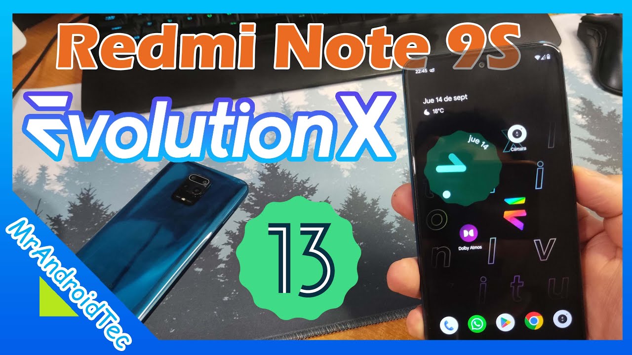 Como actualizar y cambiar de Rom el Redmi Note 9s Android 13 Evolution X 13 Como actualizar RNote 9s