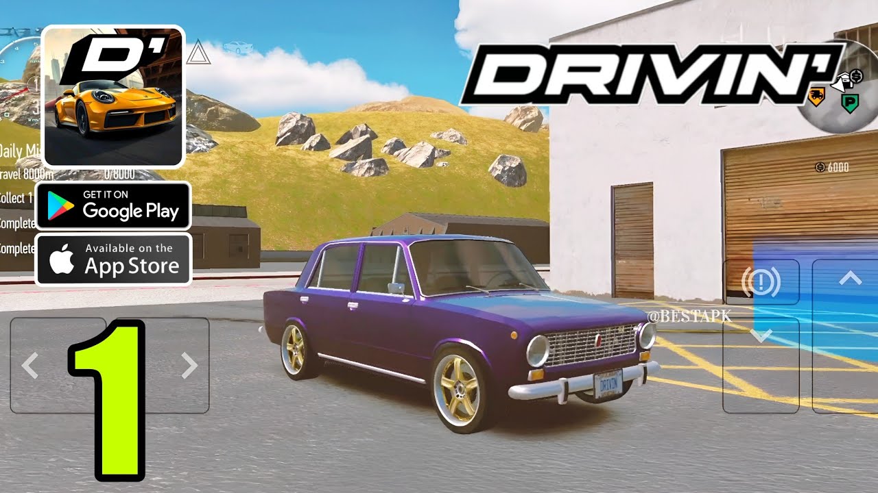 DRIVIN' Gameplay (Android, iOS)