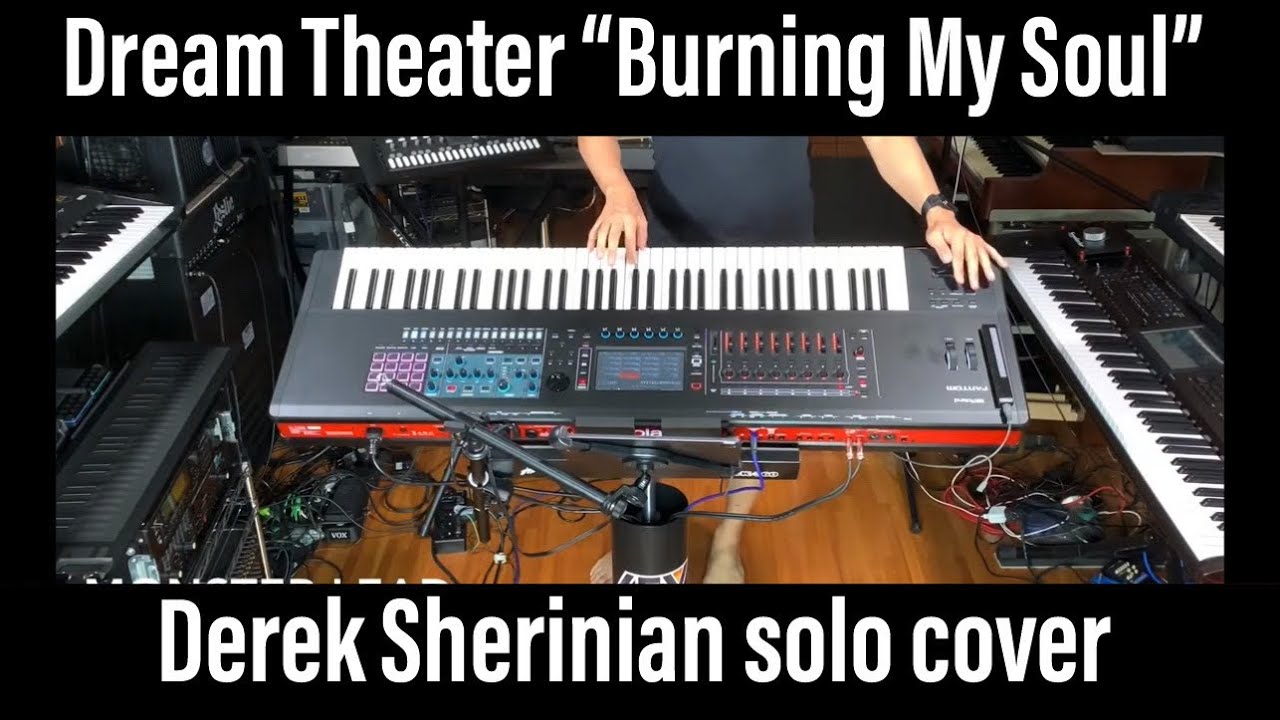 Dream Theater Burning My Soul keyboard solo cover Derek Sherinian FANTOM metal shred monster lead