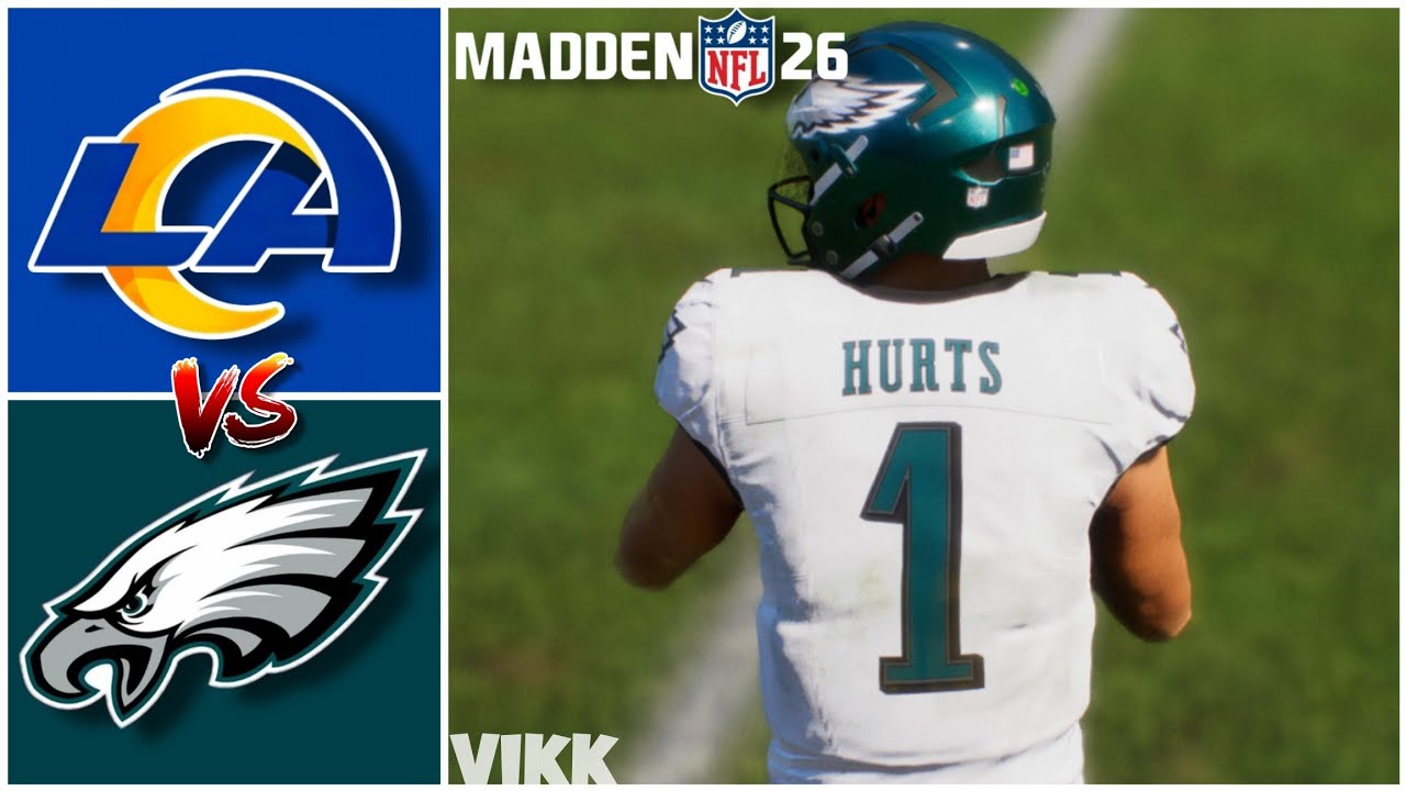 Rams vs Eagles Week 3 Simulation (Madden 26)