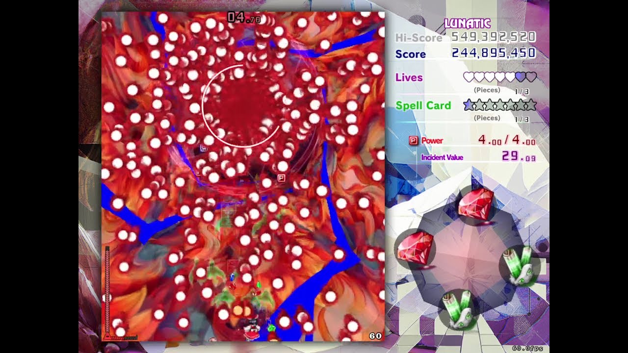 Touhou 20: Fossilized Wonders Lunatic 1cc (Reimu R2R2G1G1)
