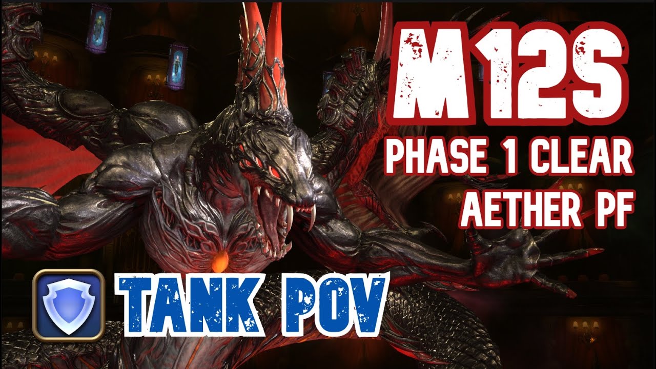 FFXIV M12S p1 Lindwurm SAVAGE PLD Tank POV