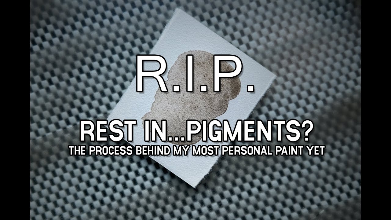 The story behind my latest paint, made from ashes