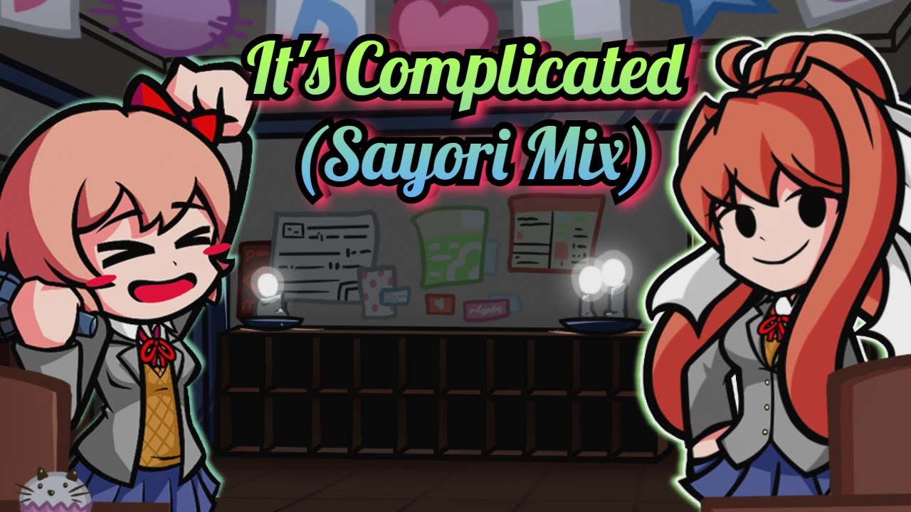 It's Complicated (Sayori Mix) - FNF: Doki Doki Takeover / Monika Cover!