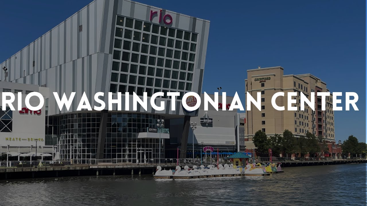 4K 🇺🇸 | Walking Tour | Rio Washingtonian Center and Lakefront | Gaithersburg, MD