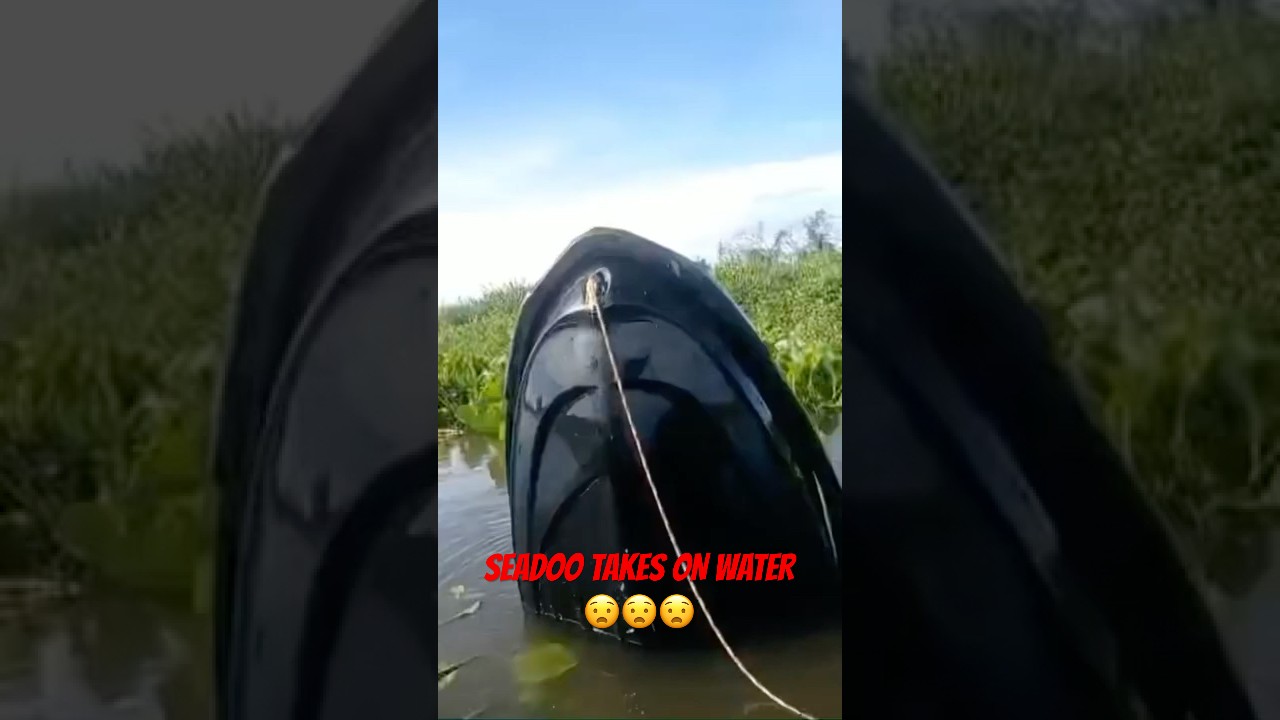 Sinking jetski