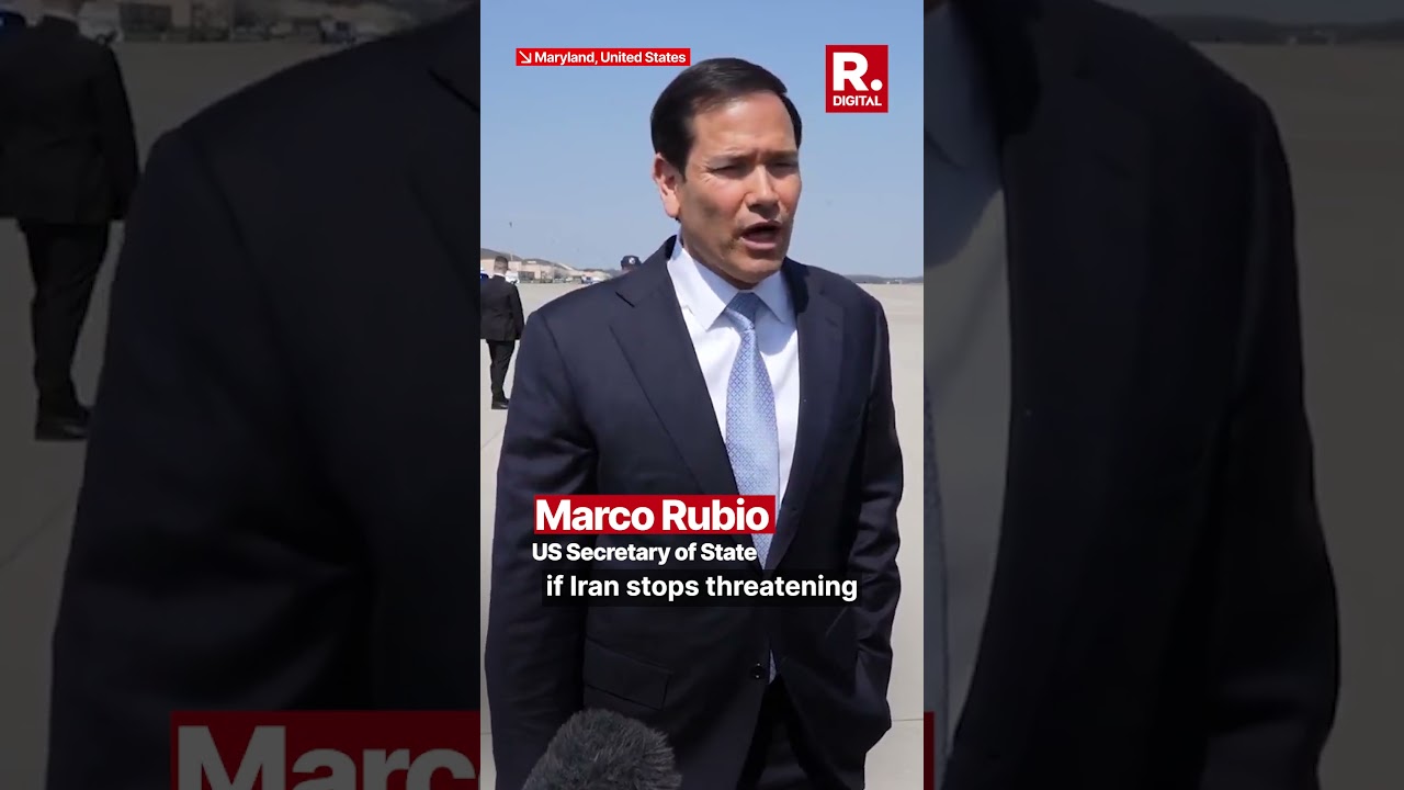US Secretary Rubio Says Strait of Hormuz Could Reopen Tomorrow If Iran Stops Threatening Ships
