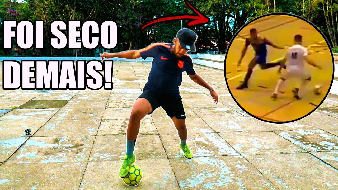 DRIBLE DE FUTSAL - arrastada quebra marcador !