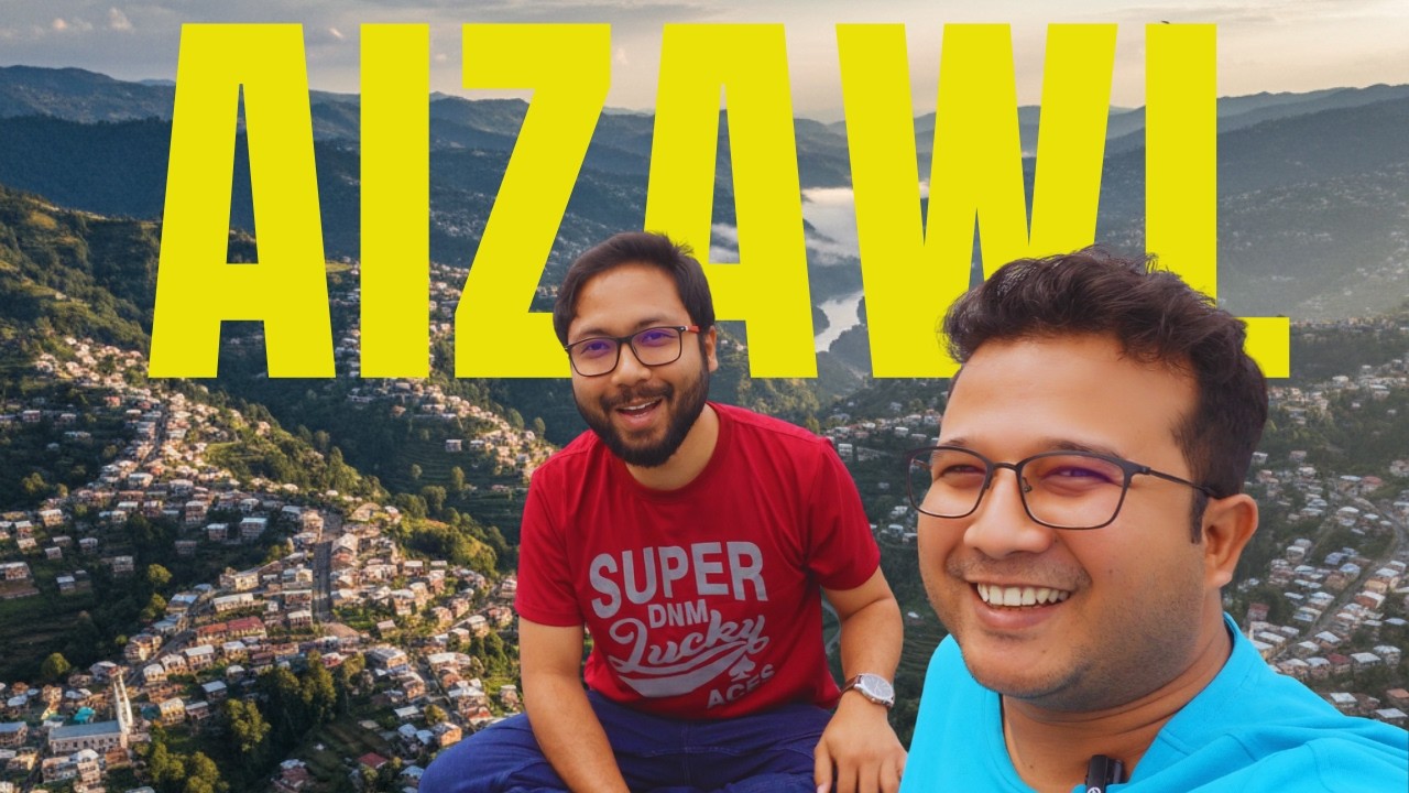 India's HIDDEN Hill City - AIZAWL, Mizo Tribal Food & Aizawl Peak, Mizoram 🇮🇳