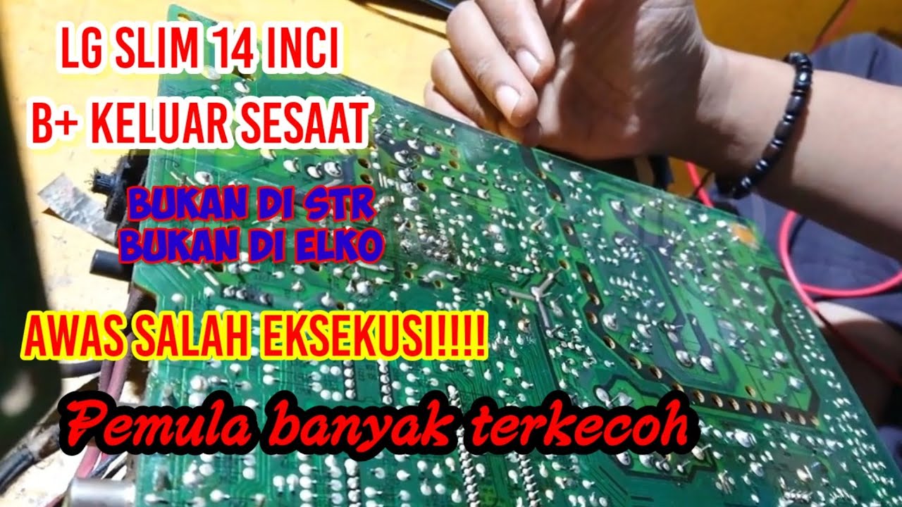 tv lg slim 14 inci b+ keluar sesaat