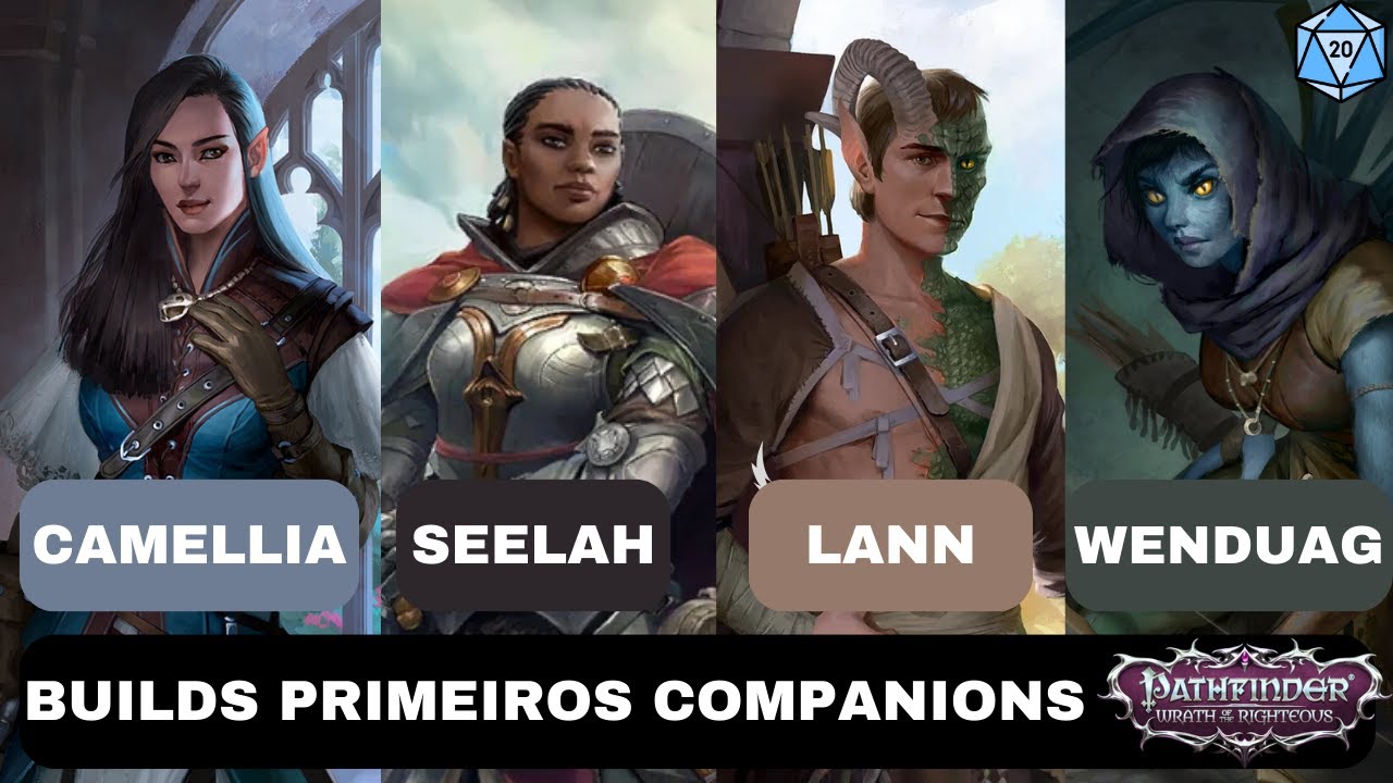 Pathfinder WoTR Companions Seelah Camellia Lann Wenduag