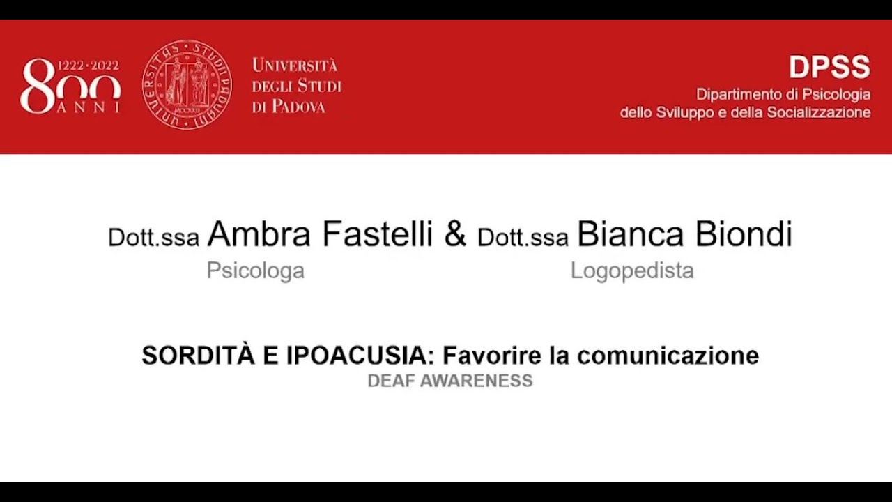 Sordit&agrave; e ipoacusia: favorire la comunicazione
