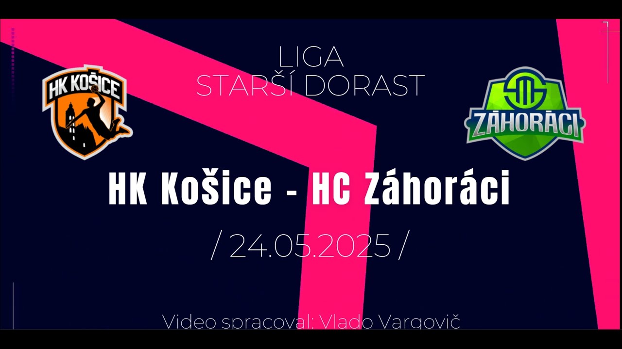 HK Košice vs. HC Záhoráci, Starší dorast 24.05.2025 / Celý zápas /