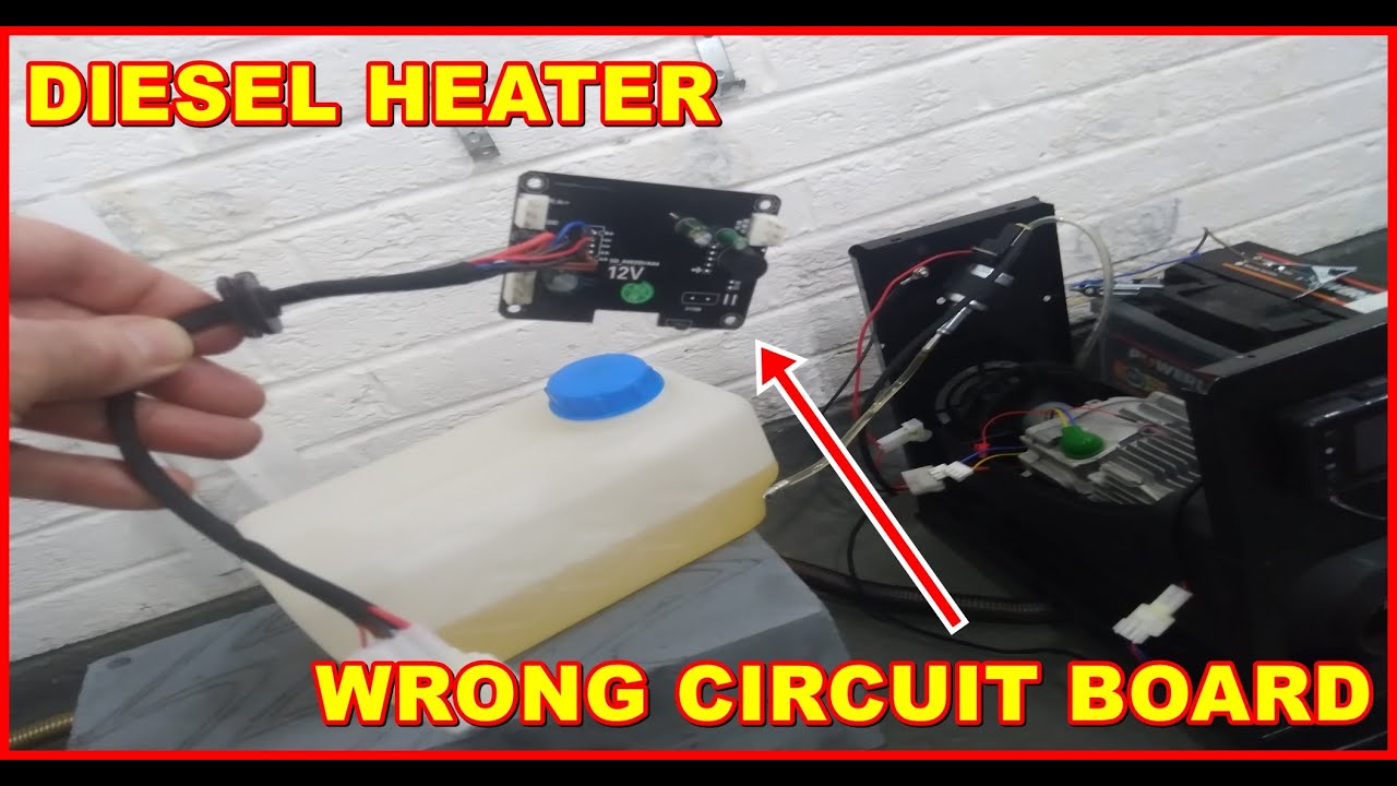 DIESEL HEATER Replace circuit Board Mother Chinese Kerosene Oil Life Waste error code e-3 e-6 Van