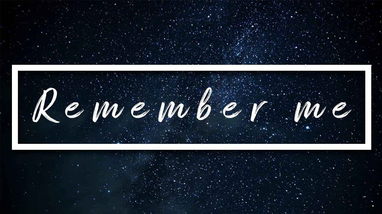Remember me