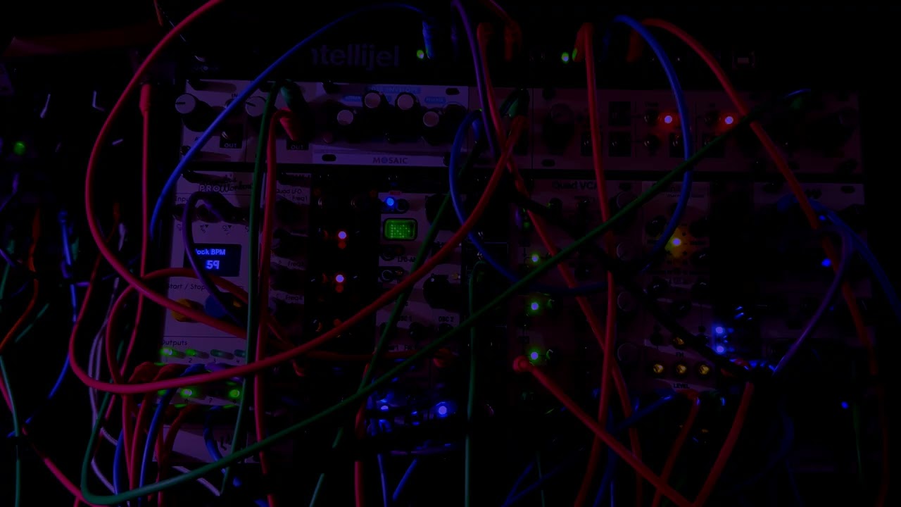 Modular Dark Room: Sunday Generative Ambient (eurorack // chaos // polyphony // cosmic gossip)