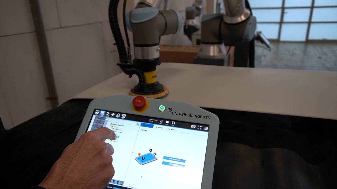 Uitleg programmeren Universal Robot met Mirka