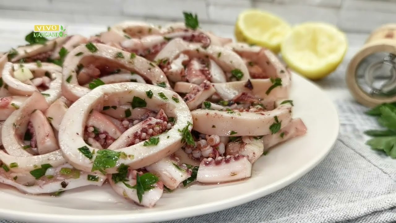 Insalata di totani freschi