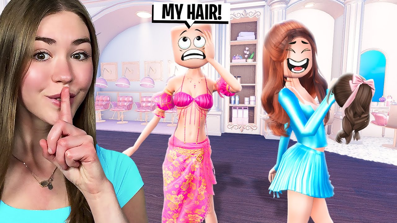 Trolling My SISTER with ADMIN COMMANDS in Dress to Impress!