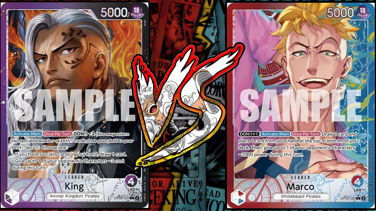 King VS Marco | One Piece TCG | OP08 Tournament Gameplay