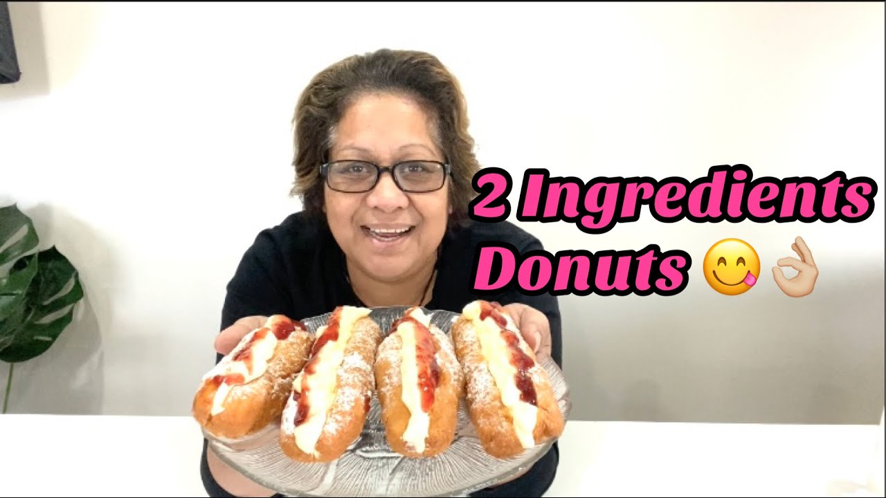 2 INGREDIENTS CREAM DONUTS | #Polytube
