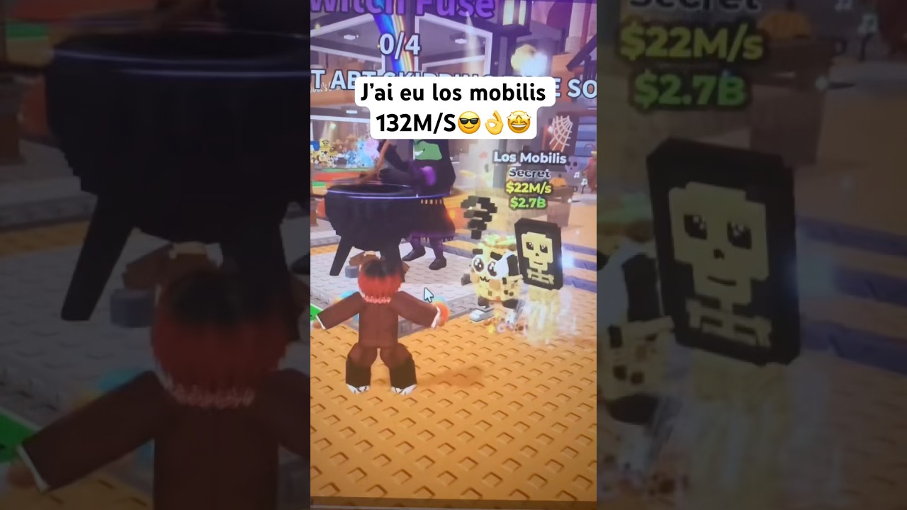 J&rsquo;ai eu los mobilis 132 million #viralvideo #stealabrainrot #roblox #pourtoi