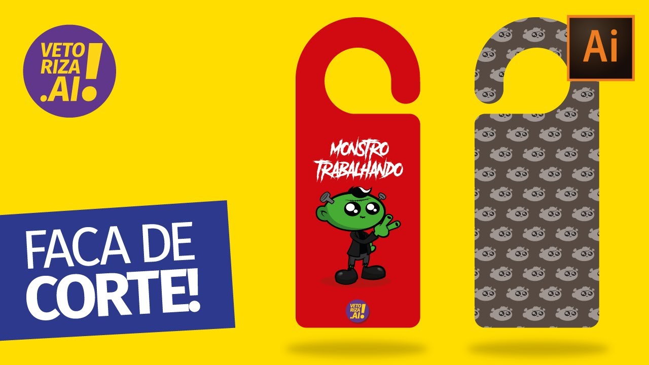 Como criar FACA de CORTE para IMPRESSÃO