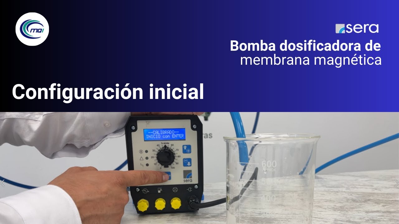 Configuración inicial - SERA Bomba dosificadora de membrana magnética -  MQI Video